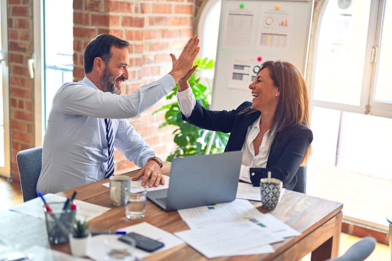 Agency team planning website conversion projects and pricing